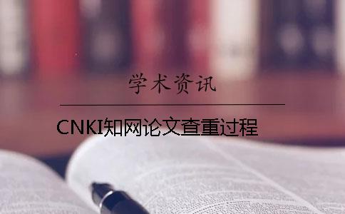 CNKI知网论文查重过程